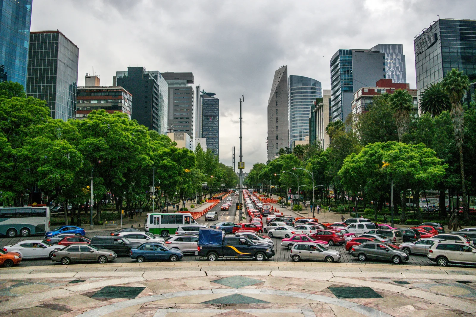 Mexico City - Paseo de la Reforma and City Center
